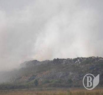 Під Черніговом у неділю горіло 5 соток сміття Під Черніговом у неділю горіло 5 соток сміття