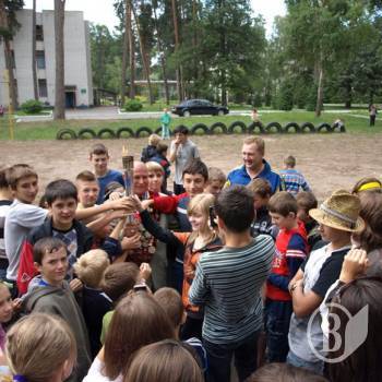Естафета вогню у Ладинці