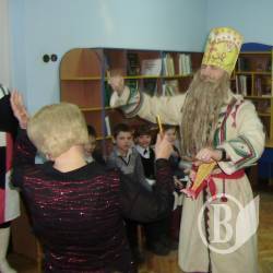Святий Миколай дебютував у бібліотеці Довженка (фото) Святий Миколай дебютував у бібліотеці Довженка (фото)
