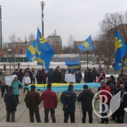 У Носівці пікетували райадміністрацію
