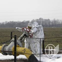 Рятувальники усунули проблему на ділянці газопроводу високого тиску Рятувальники усунули проблему на ділянці газопроводу високого тиску