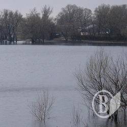 Десна около Новгорода-Северского уже спадает