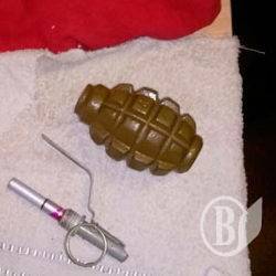 Гранату і набої вилучила поліція у чернігівця. Фото Гранату і набої вилучила поліція у чернігівця. Фото