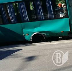 У 29 маршрутки отпало колесо