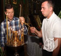 Олег Ляшко і Дмитро Блауш привітали земляків із Трійцею