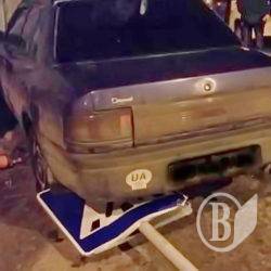 Ех, не вписався в поворот… Мінус один знак. Фото Ех, не вписався в поворот… Мінус один знак. Фото