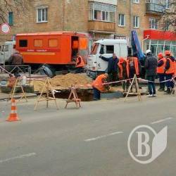 Водоканал розкопав вул. Шевченка й проспект Перемоги