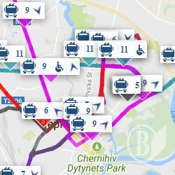 Тролейбуси можна відстежувати online Тролейбуси можна відстежувати online
