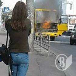 Горів автобус 20 маршруту в Чернігові Горів автобус 20 маршруту в Чернігові