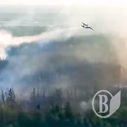 Зйомки з висоти роботи авіації на вибухаючих складах біля Калинівки Зйомки з висоти роботи авіації на вибухаючих складах біля Калинівки