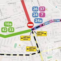 Буде перекрито ділянку проспекту Миру в Чернігові на 7 та 8 травня Буде перекрито ділянку проспекту Миру в Чернігові на 7 та 8 травня