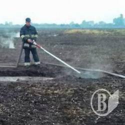 На Чернігівщині гасили два гектари торфу На Чернігівщині гасили два гектари торфу