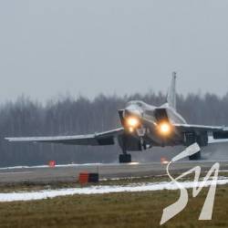 Російський бомбардувальник Ту-22М3 розламався навпіл Російський бомбардувальник Ту-22М3 розламався навпіл