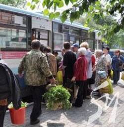На дачу на безкоштовному автобусі На дачу на безкоштовному автобусі