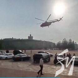 Навідники озброєння Мі-8 навчалися над летовищем Півці у Чернігові Навідники озброєння Мі-8 навчалися над летовищем Півці у Чернігові
