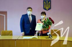 Андрій Прокопенко офіційно представив голову Бахмацької РДА Світлану Мельник