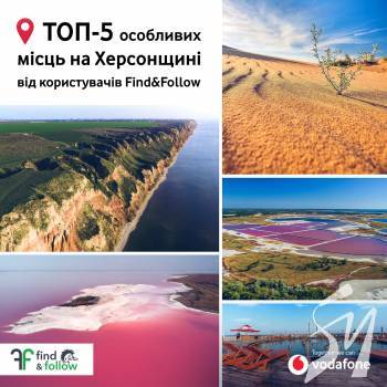 ТОП-5 місць для відпочику на Херсонщині від туристичного проєкту Vodafone ТОП-5 місць для відпочику на Херсонщині від туристичного проєкту Vodafone