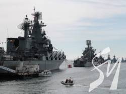 Чорноморський флот РФ провів навчання в окупованому Криму Чорноморський флот РФ провів навчання в окупованому Криму