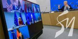Лідери США, країн Європи, НАТО та Євроінституцій зібралися, аби обговорити безпекову ситуацію через Лідери США, країн Європи, НАТО та Євроінституцій зібралися, аби обговорити безпекову ситуацію через