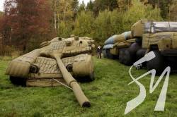 Білорусь розмістила на кордоні з Україною дерев'яні муляжі танків, – Міноборони