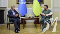 Повне звільнення Запорізької АЕС від російських військ має забезпечити ООН – Зеленський Повне звільнення Запорізької АЕС від російських військ має забезпечити ООН – Зеленський