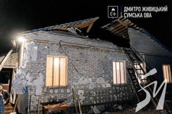 Упродовж минулої доби росіяни 63 рази вдарили по Сумщині - ОВА Упродовж минулої доби росіяни 63 рази вдарили по Сумщині - ОВА
